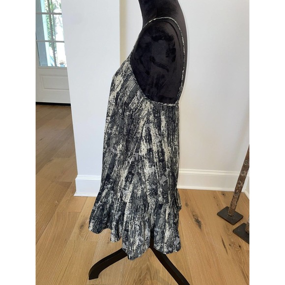 Urban Outfitters Camille Black & Tan Mini Dress Tunic Size M - Picture 6 of 10